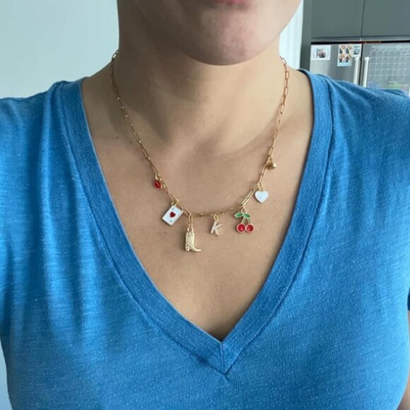 Elegant Initial Necklace with Western Charms – Perfect for Boho Style Lovers - Picture 8 of 9